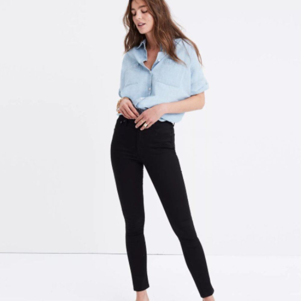 10" High-Rise Skinny Jeans in Carbondale Wash